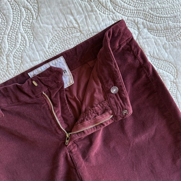 Frank & Eileen - Kinsale Performance Straight Leg Pants - Burgundy - Picture 6 of 14